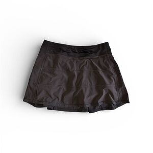 lululemon athletica Black Pace Rival Skort size 6